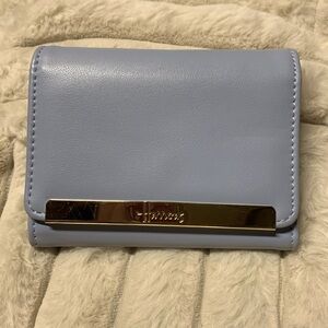 Harrods trifold Blue Wallet